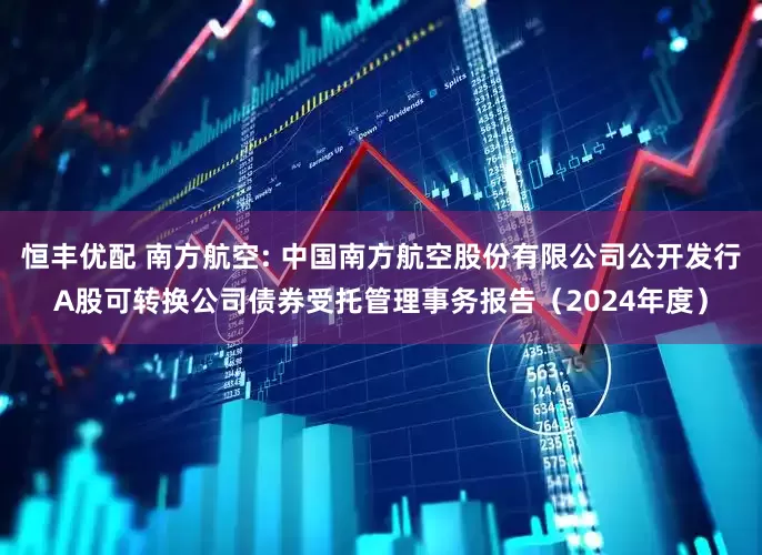 恒丰优配 南方航空: 中国南方航空股份有限公司公开发行A股可转换公司债券受托管理事务报告（2024年度）