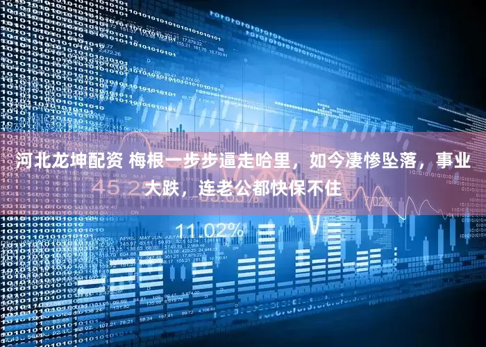 河北龙坤配资 梅根一步步逼走哈里，如今凄惨坠落，事业大跌，连老公都快保不住