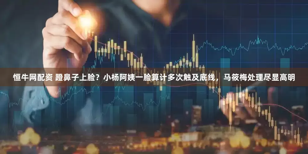 恒牛网配资 蹬鼻子上脸？小杨阿姨一脸算计多次触及底线，马筱梅处理尽显高明